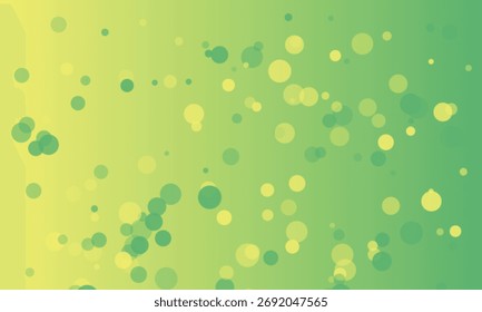 Resumen de fondo de Bokeh degradado verde y amarillo