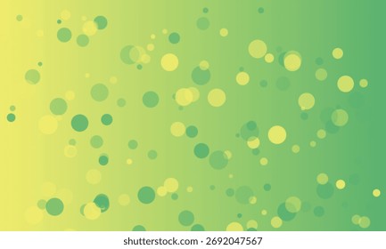 Resumen de fondo de Bokeh degradado verde y amarillo