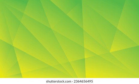 Green and yellow gradient polygon abstract background for brochure flyer banner template design