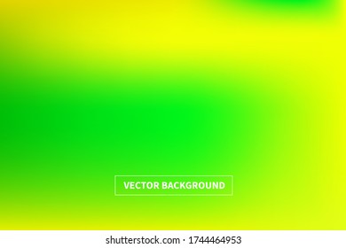 Green and Yellow gradient room vector illustration Background