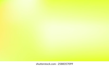 Green Yellow gradient with spotlight. Minimal color gradient with soft tones. Vector illustration