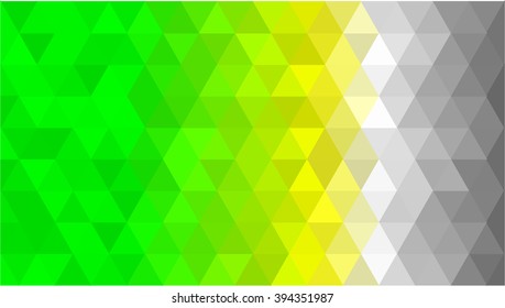 Green yellow and gray low poly background (diamond style)