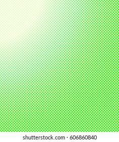 Green yellow halftone background. Vector illustration