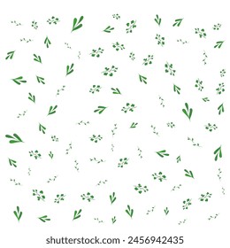 Green and yellow leaf background image