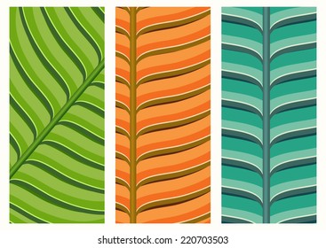 Green and yellow leaf texture. Vector illustration background.