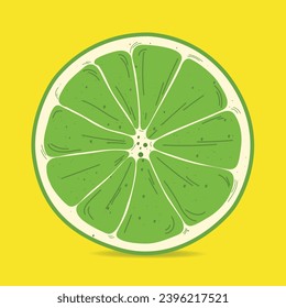 green yellow Lemon citrus background. Flying Lemon with green leaf on transparent background. Lemon falling from different angles. Focused and blurry fruits. Realistic vector illustration .
