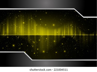 Green yellow Light Abstract Technology background for computer graphic website and internet