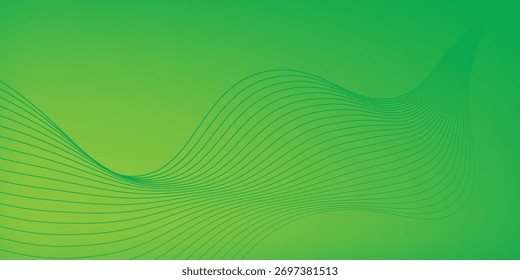 Green and yellow line Gradien background, cyber nano information, abstract picture