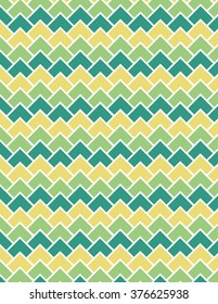 Green and yellow line pattern over white backgound