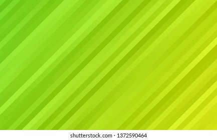 Green yellow lines background with blurred gradient, vector template