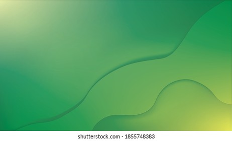 Green yellow liquid background nice for wallpaper and banner