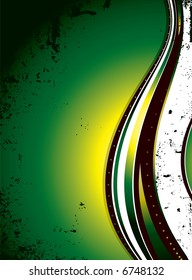 Green and yellow mellow abstract background ideal to place text over