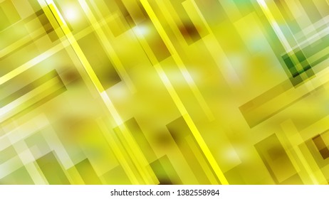 Green and Yellow Modern Geometric Background Illustration