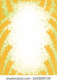 green yellow orange colorful abstract illustration, background, wallpaper, card invitation design