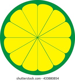 green yellow orange logo