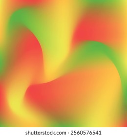 green yellow orange red color gradiant illustration. green yellow orange red color gradiant background. not focused image of bright green yellow orange red color gradation.