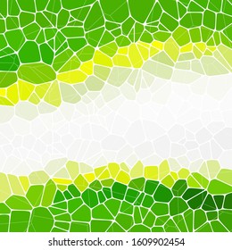 green and yellow pebbles.  abstract vector pattern 