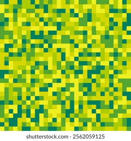Green Yellow Pixel Background Digital Bit Tech Gaming Wallpaper