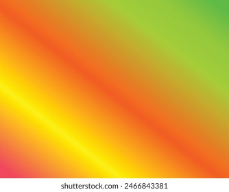 Green, yellow, rad and sky blue color combination gradient background design. 