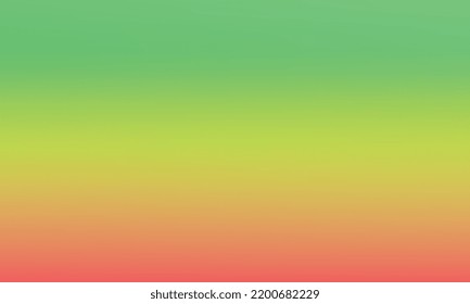 Green Yellow Red Gradient Background Vector