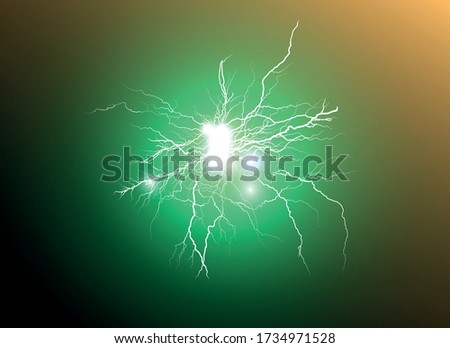 green yellow sky forecast electric energy flash ball