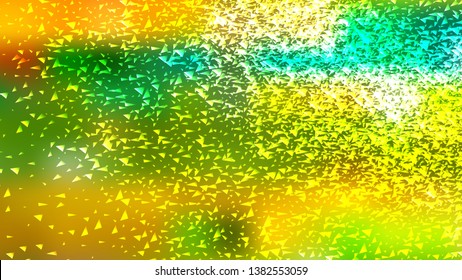 Green and Yellow Sparkle Background
