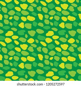 Green and yellow spots seamless
