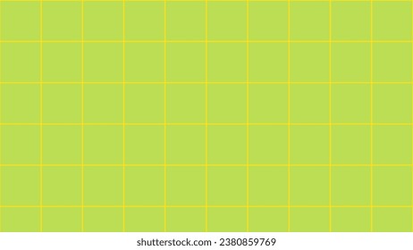 Green and yellow squared paper plaid background