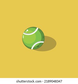Green and yellow Tennis ball                                          