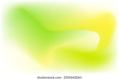 Green Yellow Vector Technology Boke Abstract Grid Gradient Background