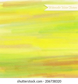 Green and yellow watercolor texture