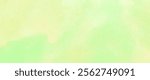 Green yellow watercolor vector texture background for poster, cover, banner, flyer, cards. Hand drawn light green spring illustration for design. Summer minimalistic background. Paper texture.