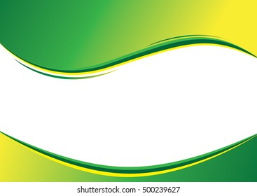 Yellow And Green Background Design