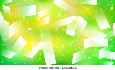 Green Yellow and White Background Vector Image