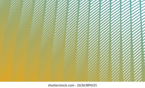 Green Yellow Zigzag Pattern Background for Energetic and Bold Design
