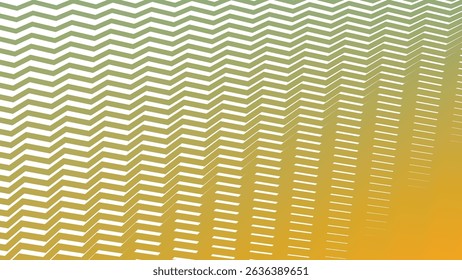 Green Yellow Zigzag Pattern Background for Energetic and Bold Design