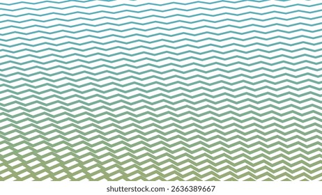 Green Yellow Zigzag Pattern Background for Energetic and Bold Design