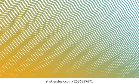 Green Yellow Zigzag Pattern Background for Energetic and Bold Design