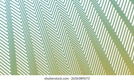 Green Yellow Zigzag Pattern Background for Energetic and Bold Design