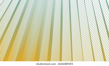 Green Yellow Zigzag Pattern Background for Energetic and Bold Design