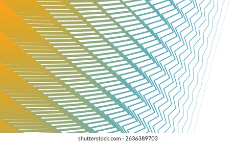 Green Yellow Zigzag Pattern Background for Energetic and Bold Design