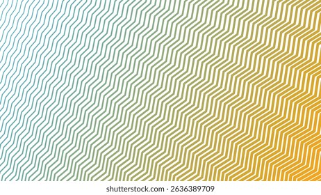 Green Yellow Zigzag Pattern Background for Energetic and Bold Design