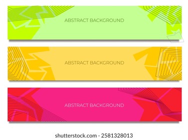 green yelow red abstract geometric pattern background with overlay line texture for business brochure cover design collection with overlay abstract shape