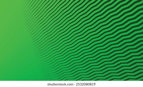 Fondo abstracto del patrón del zig zag verde para el estilo del telón de fondo o de la tela