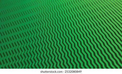 Green zig zag pattern abstract background for backdrop or fabric style