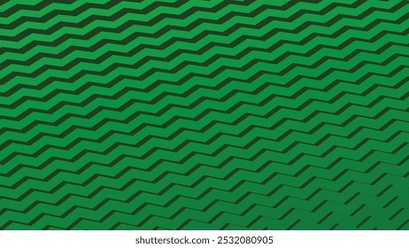 Green zig zag pattern abstract background for backdrop or fabric style