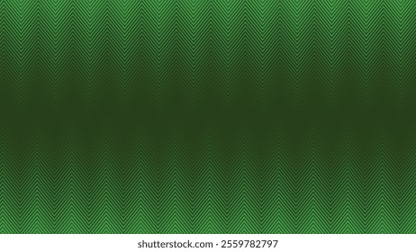 Green zig zag stripes line with gradient spotlight for text abstract background