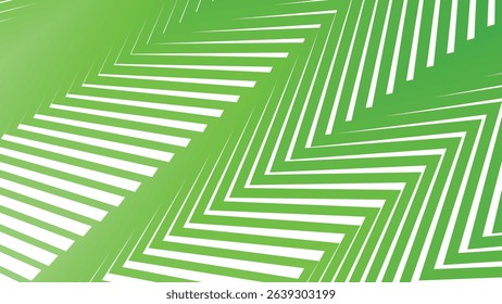 Green Zig zag stripes line pattern abstract background