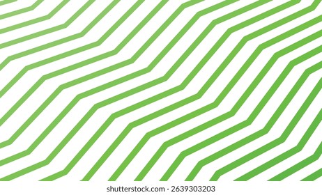Green Zig zag stripes line pattern abstract background