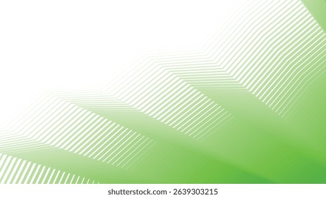Green Zig zag stripes line pattern abstract background
